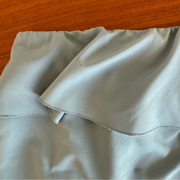 🦊 Free People Gray Strapless Ruffle Top - Picture 3 of 8